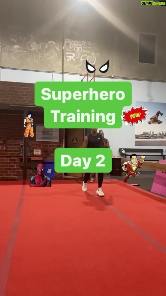 Dominique Barrett Instagram - Superhero training Day 2 @kingvadervstheworld Today I wanted to try something new so we decided let’s try some front flips !! & side flips!🤣 things got pretty chaotic immediately and I landed on my back a bunch of times soon with enough practice I’ll be able to do these tricks on flat surfaces but ima keep training & pushing myself we gonna get that flip on ground soon . Shoutout to @pierrestepz for recording this & pushing me to not hesitate & not allowing me to get in my own mind & psych myself out of doing something I know I’m capable of doing 🤝 appreciate you G