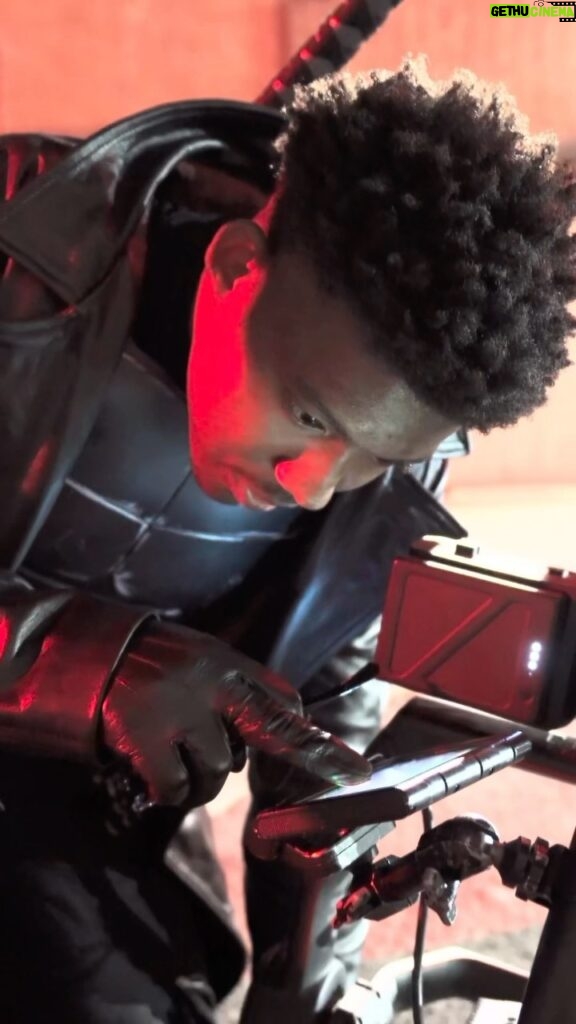 Dominique Barrett Instagram - #behindthescenes of my upcoming project “Blade vs. Ghost Rider” answering all questions in the comments 🎬 #kingvader #blade #ghostrider