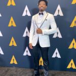 Dominique Barrett Instagram - Oscars95 I have arrived !🏆 a huge thanks to @theacademy for inviting me to the Oscars 95th nomination ceremony ! 🎉 have you seen the nominees? What did you think ? 🏆 #Oscars95 #oscarnoms #oscars Suit by : @miloandres Academy of Motion Picture Arts and Sciences