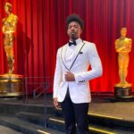 Dominique Barrett Instagram - Oscars95 I have arrived !🏆 a huge thanks to @theacademy for inviting me to the Oscars 95th nomination ceremony ! 🎉 have you seen the nominees? What did you think ? 🏆 #Oscars95 #oscarnoms #oscars Suit by : @miloandres Academy of Motion Picture Arts and Sciences