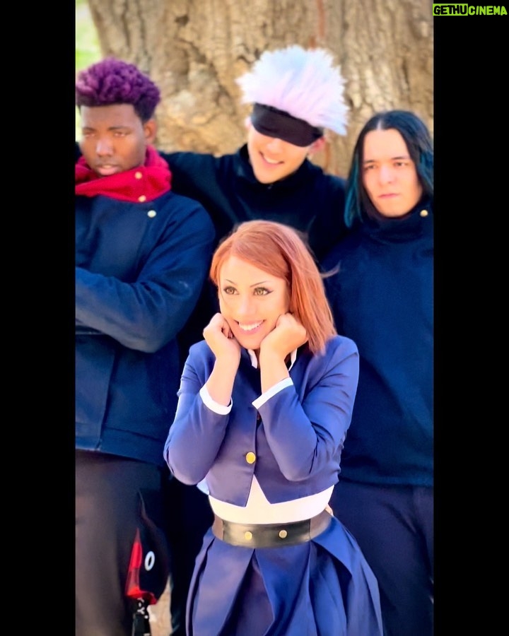 Dominique Barrett Instagram - “Awaken, my Masters!” 💙⠀ ⠀ • GOJO - @justinparkofficial ⠀ • YUJI - @kingvader ⠀ • NANAMI - @leonchiro ⠀ ⠀ 🎥 Backstage from Jujutsu Kaisen shooting directed by KingVader featuring a wonderful and talented casting! Feeling super honored and proud to be your Nanami and keep your Yuji safe! 🙏🏼⠀ ⠀ It’s been super inspirational working together and the energy we share is what I cherish most in our friendship! ⠀ Always by your side! ✨💙⠀ ⠀ #JujutsuKaisen #Nanami #Gojo #Yuji #leonchiro #kingvader #gojosatoru #nanamikento #megumifushiguro #nobarakugisaki #jjkedit #jujutsukaisenedit #justinpark #elizabethrage #jojomemes Los Angeles, California