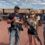Donald Cerrone Instagram - My girl Vicki Vallencourt came out to play Sunday Gun Day with me @nemo_arms @brass_slinger @shred_the_barrel_556