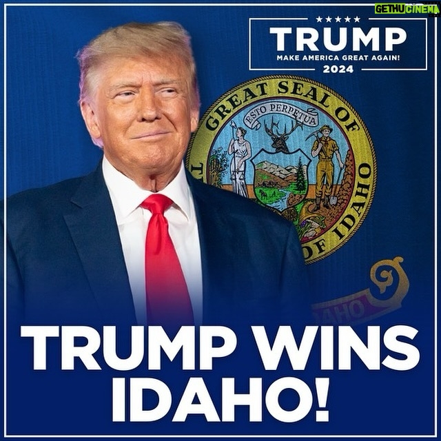 Donald Trump Instagram - THANK YOU, IDAHO—MAGA!!! Idaho