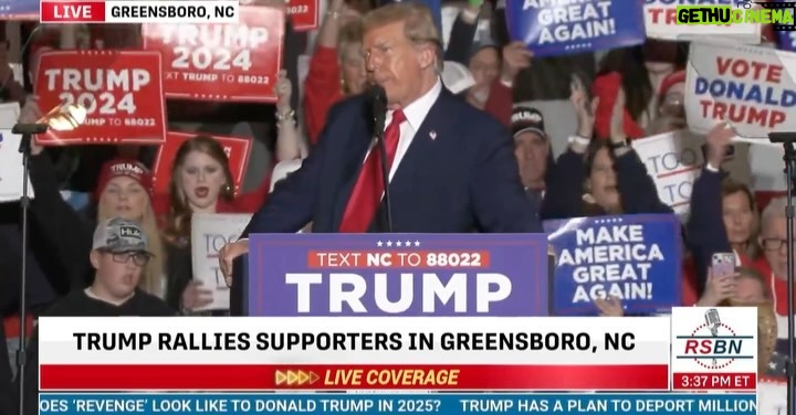 Donald Trump Instagram - Thank you, Greensboro, North Carolina! Together, WE are going to MAKE AMERICA GREAT AGAIN!!!