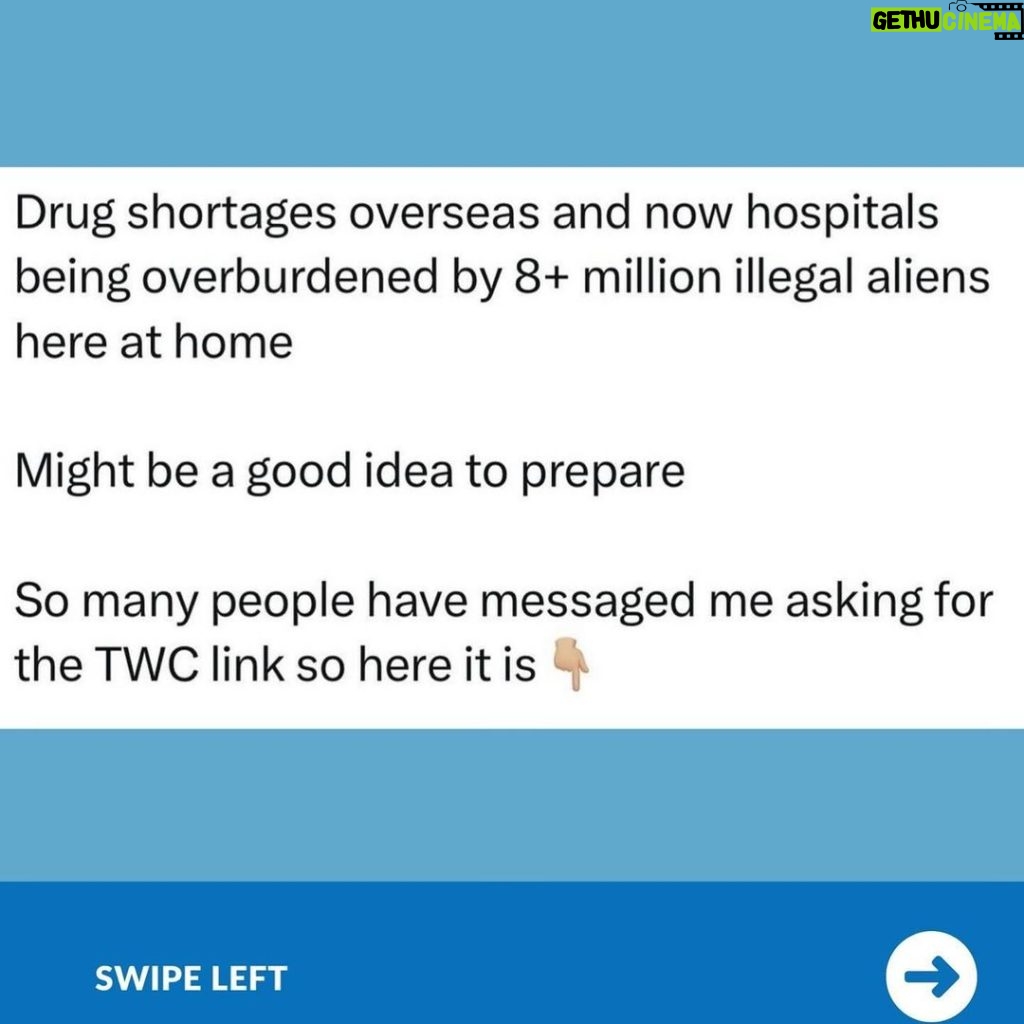 Donald Trump Jr. Instagram - The migrant crisis is causing a crisis in and of itself. Be prepared for whatever is thrown at you by checking out The Wellness Company, one of my triggered podcast’s newest sponsors!!!! Link In Bio.