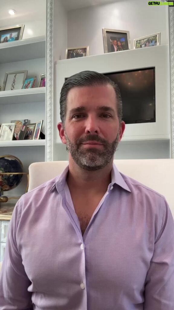 Donald Trump Jr. Instagram - The Police State is here - what now? Jack Smith is spying on your “likes” FBI thinks you’re a terrorist for calling out woke school boards And these “defenders of democracy” want to imprison their political opponents Triggered w/Dinesh D’Souza,6 pm @dineshjdsouza