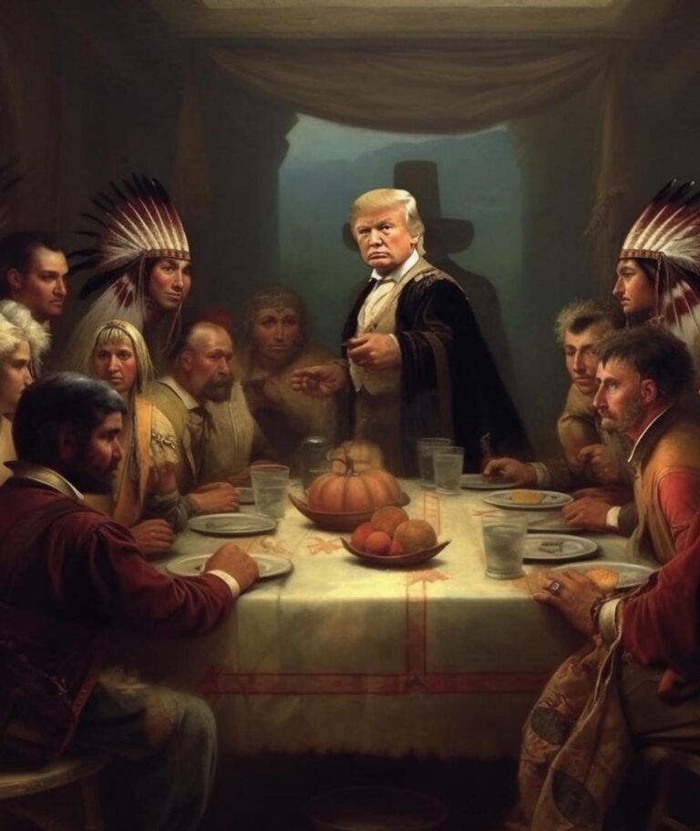 Donald Trump Jr. Instagram - Happy Thanksgiving folks. I’m told these are real pictures but I could be wrong. 🤣🇺🇸🤣🇺🇸🤣