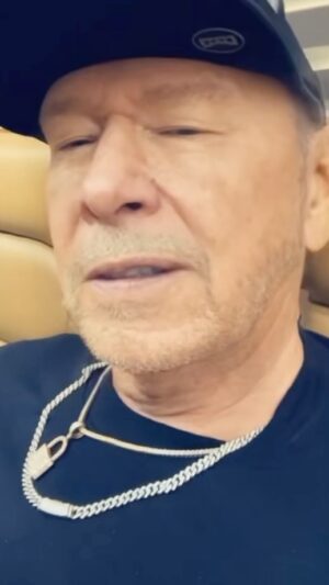 Donnie Wahlberg Instagram - To those wishing me an early #happybirthday — thank you so much. Even though doing so is like applying this old man #filter to me. It ages me before I’m ready! 😂🤪😉🥸✋🏼⏱🦁♌️
#reels #bluesteel