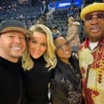 Donnie Wahlberg Instagram - Mr & Mrs Wahlberg with Mr & Mrs 40. 💕 When you’re in The Bay — you gotta say hey! Appreciate you always @e40! #hyphy #legend @earlstevensselections Chase Center