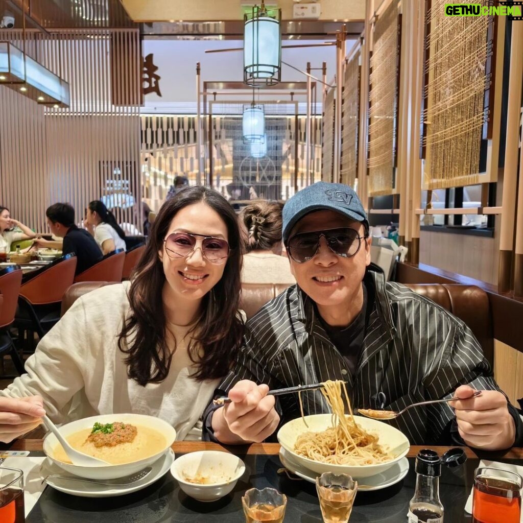 Donnie Yen Instagram - Wonton noodle yesterday and crab custard noodle today !!🍜🍜😋😋