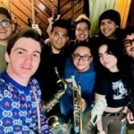 Drake Bell Instagram – Recording horns!