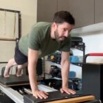 Drew Scott Instagram – How do such tiny movements hurt so much?! 😩 #pilates #workout