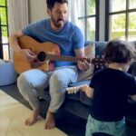 Drew Scott Instagram - “You are my sunsh…he’s poopin’!!” 🎸