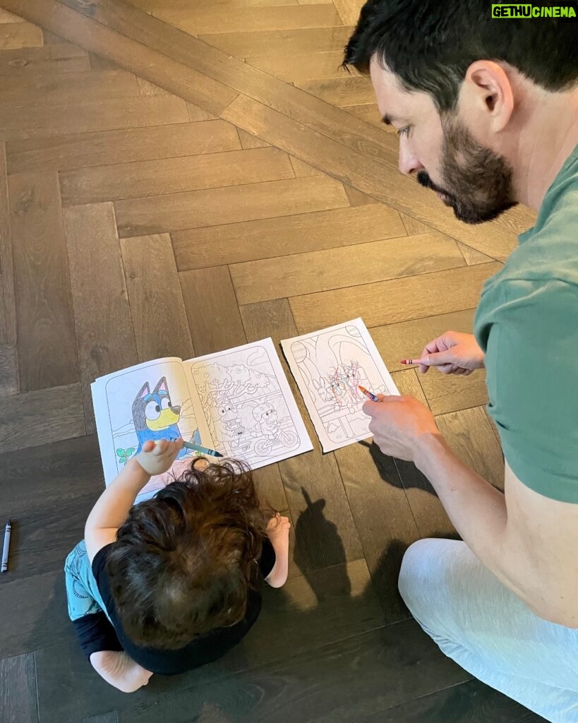 Drew Scott Instagram - Looks like I could use some coloring lessons from Picasso Parker