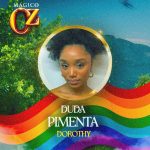 Duda Pimenta Instagram - 👠 O Mágico de Oz aqui já está avisando que é ela! Trazida do Kansas para Oz por um tornado, @dudapimenta como Dorothy irá encantar bruxas, mágicos e munchkins com seus sapatos de rubi. 🌈 Estreia no dia 22 de julho, no Teatro Procópio Ferreira. 💚 Ingressos no site da Sympla, link da bio. #omágicodeoz #omagicodeoz #thewizardofoz #teatromusical #musical #teatro #culturaSP