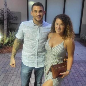 Dustin Poirier Instagram - When I can't see the light, you sit with me in the dark. I'm forever thankful for you. You are my best friend. I love you 

#PaidInFull  14 year Gang