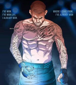 Dustin Poirier Instagram - El Diamante 💎 

#PaidInFull