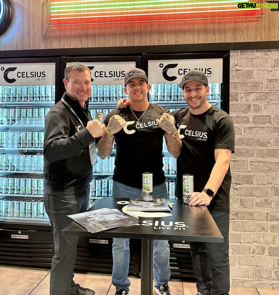 Dustin Poirier Instagram - Had a great time at the 7 eleven experience with @celsiusofficial Thanks for having me out 💪 MGM Grand Las Vegas