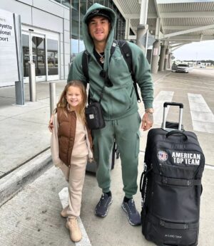 Dustin Poirier Instagram - Taking off again! ✈️ It's time to lock down like we're still in phase one!

#PaidInFull