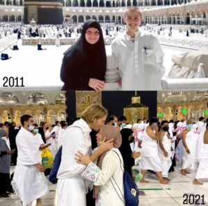 Dylan Thiry Instagram - Une semaine après m’être converti à l’islam, ma mère a mis toutes ses économies pour faire ce voyage à la Mecque. 🕋

Ma mère avait un rêve, c’était de pouvoir retourner un jour à la Mecqua avec ses quatre enfants, mes 3 petits frères et moi-même. J’ai donc réalisé son rêve 10 ans plus tard. Al Hamdoulillah 🤲🏽 #mom #loveyou