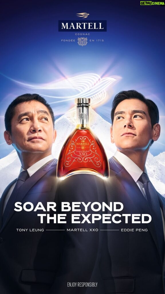 Eddie Peng Instagram - Lights, camera, Martell! Get ready for a cinematic experience like no other as @tonyleung_official and @yuyanpeng share the screen for the first time ever to celebrate Martell Icons Cordon Bleu and XXO.  Directed by the visionary @wingshya , this collaboration is a testament to the art of audacity and daring endeavours! #SoarBeyondTheExpected #MartellCordonbleu #MartellXXO #MartellCognac   Please enjoy responsibly. This material relates to the promotion of alcohol and should not be viewed by anyone below the legal age of alcohol purchase in the country of viewing.