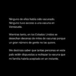Edgar Ramírez Instagram - Te ruego que por favor leas con detenimiento este post y deslices hasta el final 🙏🏽. Es lo más doloroso y lo más íntimo que he tenido que publicar en mi vida, pero creo que es muy importante compartirlo. Por momentos siento que es una pesadilla de la que me voy a despertar, pero sé que no lo es. Que es tan real como el aire que en este momento me cuesta respirar. Junto a este post hay una entrevista que tuve con el Dr. Anthony Fauci, Asesor Médico Jefe del Presidente de los Estados Unidos, en la cual discutimos información vital sobre cómo enfrentar el COVID 19 y la imperiosa necesidad de vacunarnos, quienes tenemos la suerte de acceder a una vacuna. Nadie que tenga acceso a una vacuna deber morir de COVID 19. Por favor lee esta información, ve la entrevista y compártela. Muchísimas gracias, Edgar Wilmington, North Carolina