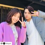 Eiji Akaso Instagram - #Repost @ktvyuri with @get_repost ・・・ ✨エマ＆五月✨ #水上京香 さん＆#赤楚衛ニ さん 美男美女オフショット☺️ / 水上さんのインタビューは ホームページに✨✨ _ #探偵由利麟太郎 #第2話 #今夜９時 #ホラー色の強い #横溝正史の世界を #お楽しみください 報道ランナーも是非ご覧下さいませ🙌