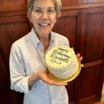Elizabeth Warren Instagram - Thank you to my sweetie, Bruce, for such a wonderful cake (Bailey enjoyed it, too), and thank you all for the well wishes today! Looking forward to another year of fighting for families in Massachusetts and across the country.