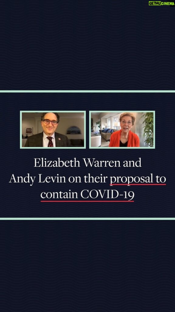 Elizabeth Warren Instagram - To get this pandemic under control, we need to ramp up our contact tracing and vaccine distribution. @AndyLevinMI09 and I have a plan for that: creating a Coronavirus Containment Corps to fund public health workers.