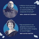Elizabeth Warren Instagram - Inflation isn’t some magic unstoppable force. It’s influenced by corporate greed. And we aren’t powerless to fight back. Here’s how we’ve been cracking down on price gouging and corporate concentration to lower costs for families: