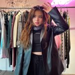 Ella Cruz Instagram - Jacket ng mga boss -- lider jacket. #waley 🫠 Seoul, Korea