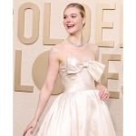Elle Fanning Instagram - 🥂thank you Olivier for pulling from the @balmain archives and finding this 1960 champagne dream dress🥂it even perfectly matched the background - complete coincidence!✨ @cartier - wearing your diamonds simply makes me feel happier in every way ✨What a night to remember✨