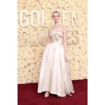 Elle Fanning Instagram - 🥂thank you Olivier for pulling from the @balmain archives and finding this 1960 champagne dream dress🥂it even perfectly matched the background - complete coincidence!✨ @cartier - wearing your diamonds simply makes me feel happier in every way ✨What a night to remember✨