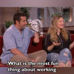 Ellen DeGeneres Instagram - I think we’re all due for another @drewbarrymore & @adamsandler movie.