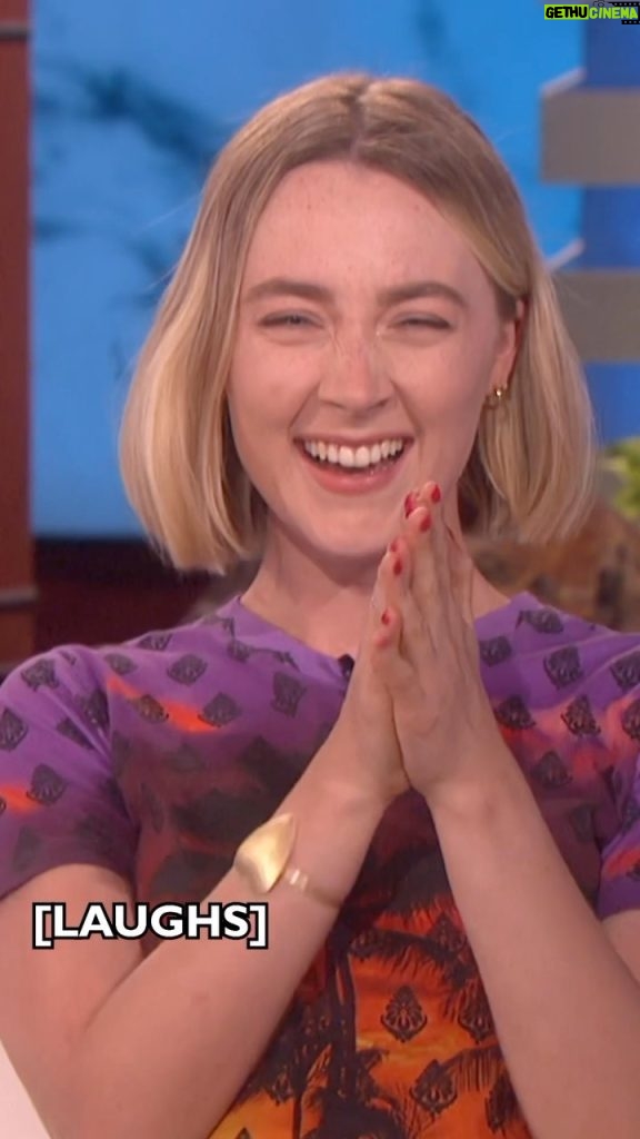 Ellen DeGeneres Instagram - Happy birthday to the very talented Saoirse Ronan!