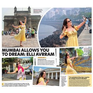 Elli AvrRam Instagram - Mumbai meri Jaan❤️ Tell me your favorite spot in the comments!

Thank you @mumbaigirl14 for this interview and day! It brought back so many memories of when I first came to this City of Dreams!☀️

Photo credits: @tejas.kudtarkar 📸 

#bombaytimes #mumbaimerijaan #cityofdreams #india #bollywood #elliavrram #yourstruly