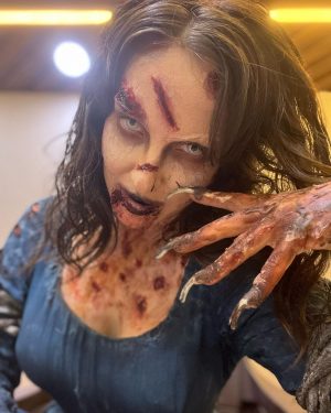 Elli AvrRam Instagram - I’ve never felt Hotter😜👻🔥 Who wants a Hug? 

1 Day to Go! #ConjuringKannappan 

Releasing 8th December!

Produced by @agsentertainment #KalpathiSAghoram #KalpathiSGanesh #KalpathiSSuresh

Directed by @selvin_rajx 
A @itsyuvan musical

@archanakalpathi @aishwaryakalpathi @venkat.manickam #Mali @actorsathish @reginaacassandraa @itsyuvan #Nasser @saranya.ponvannan #Anandraj #VTVGanesh @redin_kingsley #NamoNarayanan @pradeeperagav @adithyakathir @svijayrathinam @amrahmathulla @meenakshi_narayanaswamy @netflix_in @tseriessouthofficial @onlynikil 
#ghost #horrorcomedy #horrormovies #kollywood #elliavrram #yourstruly
