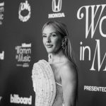 Ellie Goulding Instagram - Unbelievably proud to attend the @billboard Women In Music Awards to present @icespice with the Hit Maker award. I love this girl ❤️‍🔥 Also I love this dress. Felt pretty iconic this year - thank you Billboard for this important and special night celebrating female artists slaying in a (still) male dominated industry 🤪🤍 🕊️ Styled by @kyledevolle Make up my girl @janicedaoud and hair my lovely @rikkigash