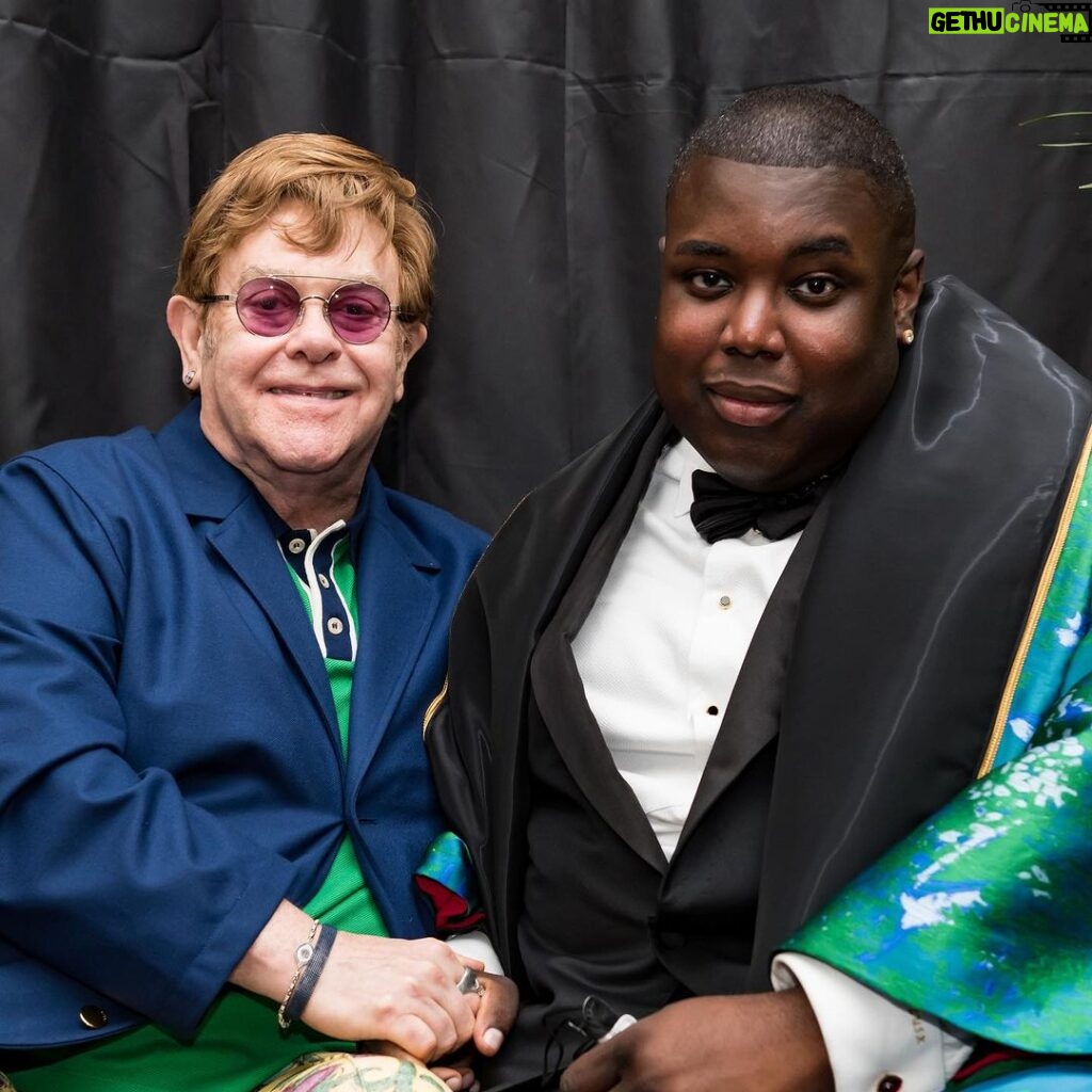 Elton John Instagram - From Rocket Hour to Glastonbury magic, the collaboration continues! Excited to announce @__gabriels__ will be taking the stage at the iconic #EJAFOscars party in support of @ejaf’s meaningful mission to end HIV and create a more compassionate and accepting world❤️ We can’t wait to celebrate together with our fabulous co-hosts, @tiffanyhaddish, @nph and @dbelicious, on March 10 ✨️