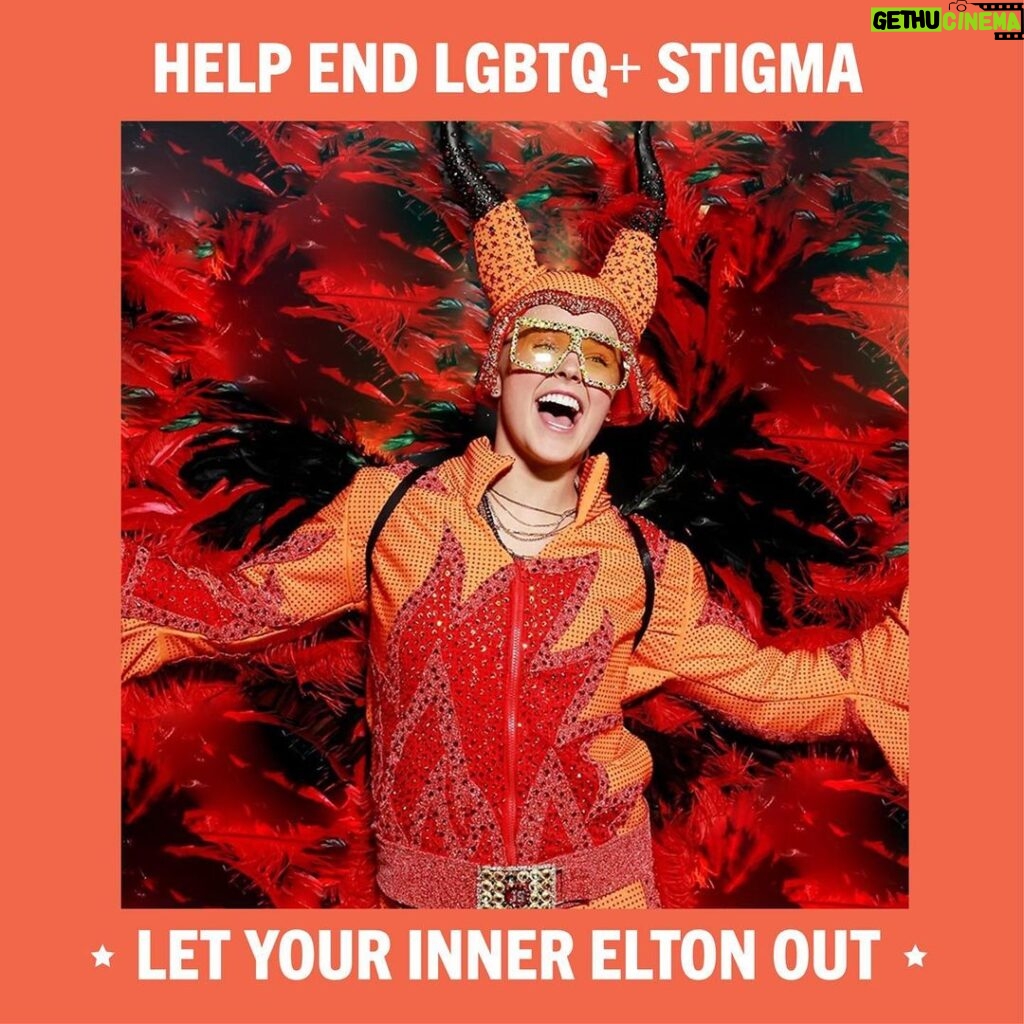 Elton John Instagram - Wow! Thank you everyone for joining me to take a stand against LGBTQ+ stigma in support of @ejaf and our life-saving work. @dollyparton, @mjrodriguez7, @itsjojosiwa, @nph and @dbelicious, your #InnerElton’s are magical and mean the world to me ❤️ Ending AIDS takes all of us coming together and I couldn’t be more grateful for the love and unity that we have seen this week. Follow @ejaf to learn more about The Rocket Fund 🚀