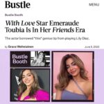 Emeraude Toubia Instagram - 💜 @bustle 💜 link in bio :)