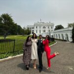 Emeraude Toubia Instagram - Painted it #WITHLOVE Red ❤️ at the White House! Beautiful day speaking to Latine & LGBTQIA+ stakeholders about the importance of inclusion in storytelling! Thank you @gloriakellett and the amazing team at @amazonstudios 🖤 White House Washigton DC