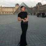 Emeraude Toubia Instagram - 🤍 Vera Wang x Lancôme x Louvre 🤍