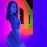 Emeraude Toubia Instagram - color in time and space. Chromosaturation by Carlos Cruz Diez The Museum of Contemporary Art