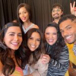 Emeraude Toubia Instagram - The @primevideo Experience #FYC @televisionacad @amazonstudios panel! 💙💛 Our @withloveonprime cast, ‘glorious’ leader @gloriakellett and radiant moderator @evalongoria !! ❤️ Los Angeles, California