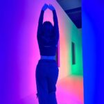 Emeraude Toubia Instagram - color in time and space. Chromosaturation by Carlos Cruz Diez The Museum of Contemporary Art