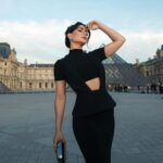 Emeraude Toubia Instagram - 🤍 Vera Wang x Lancôme x Louvre 🤍