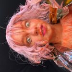 Emma Myers Instagram - just a wee bit bloody (don’t leave your contacts in when there’s blood rain)