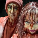 Emma Myers Instagram - just a wee bit bloody (don’t leave your contacts in when there’s blood rain)