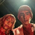 Emma Myers Instagram - just a wee bit bloody (don’t leave your contacts in when there’s blood rain)